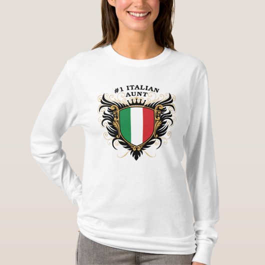 第1イタリアンな叔母さん Tシャツ (正面)