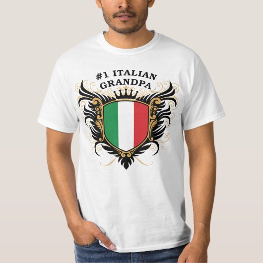 第1イタリアンな祖父 Tシャツ (正面)