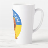 第1ウクライナ国旗の抵抗 カフェラテマグ (右)