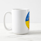 第1ウクライナ国旗の抵抗 コーヒーマグカップ (左)