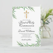 第1エレガント回聖モダン堂緑豊かさ 招待状 (スタンド正面)