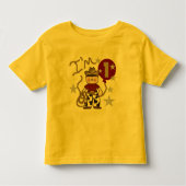 第1カウボーイ誕生日Tシャツとギフト トドラーTシャツ (正面)