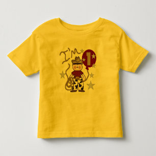 第1カウボーイ誕生日Tシャツとギフト トドラーTシャツ