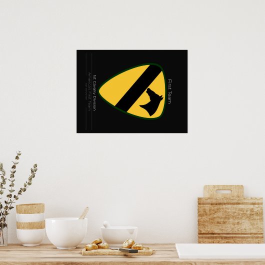 第1カッコいい騎兵師団 ポスター (キッチン)