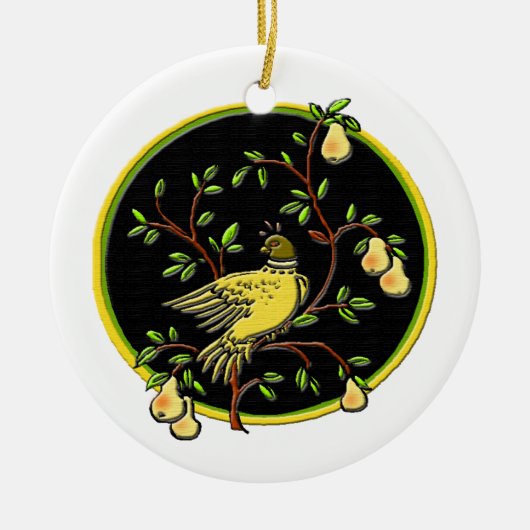 第1クリスマスの日 セラミックオーナメント (正面)