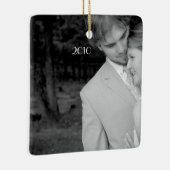 第1クリスマスフォトミュージカルヴィンテージバードケージ セラミックオーナメント (右)