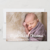 第1クリスマス シーズンカード (正面)