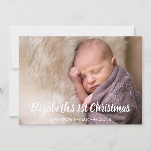 第1クリスマス シーズンカード (正面)