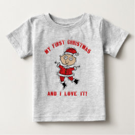 第1クリスマス ベビーTシャツ