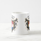 第1クロアチアの祖母 コーヒーマグカップ (中央)