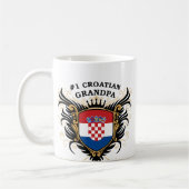 第1クロアチアの祖父 コーヒーマグカップ (左)