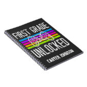 第1グレードのロック解除された新学期パーソナライズされたN ノートブック (右側)