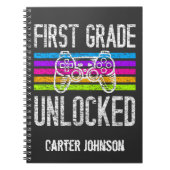 第1グレードのロック解除された新学期パーソナライズされたN ノートブック (正面)