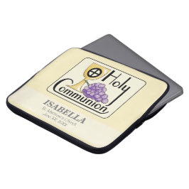 第1コミュニオンブドウとカップ、カスタマイズ ラップトップスリーブ