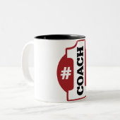 第1コーチ ツートーンマグカップ (正面左)