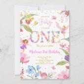 第1ゴールデンフェアリー誕生日 招待状 (正面)