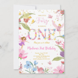 第1ゴールデンフェアリー誕生日 招待状