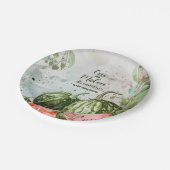 第1スイカ誕生日 ペーパープレート (アングル)