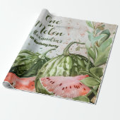 第1スイカ誕生日 ラッピングペーパー (アンロールド)