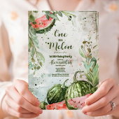 第1スイカ誕生日 招待状