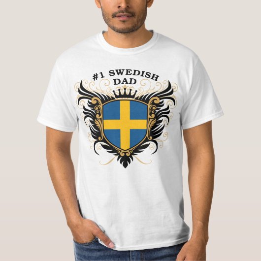 第1スウェーデンのパパ Tシャツ (正面)