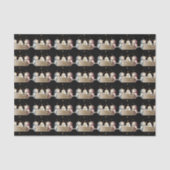 第1スヌーベル雪だるまティッシュペーパー 薄葉紙 (正面)