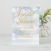 第1スノーフレークブライダルシャワー 招待状 (スタンド正面)