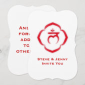 第1チャクラ（ルートチャクラ） 招待状 (正面/裏面)