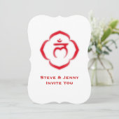 第1チャクラ（ルートチャクラ） 招待状 (スタンド正面)