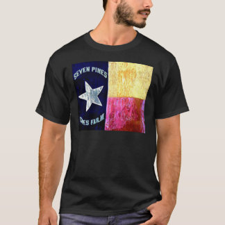 第1テキサス州の歩兵、フードの組、単独星の旗 Tシャツ