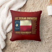 第1テキサス州歩兵(BA2) クッション (ブランケット)