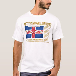 第1テネシー州の歩兵(BA2) Tシャツ