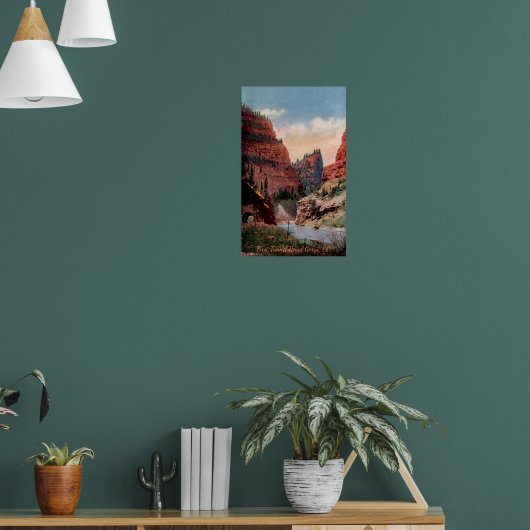 第1トンネルヴィンテージ鉄道ポスター ポスター (リビング1)