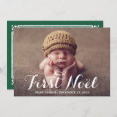 第1ノール |休日出産のお知らせ シーズンカード (正面/裏面)