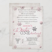 第1バースデーウィンターオネダーランド招待状 招待状 (正面/裏面)