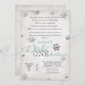 第1バースデーウィンターオネダーランド招待状 招待状 (正面/裏面)