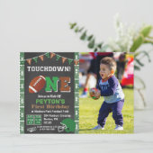 第1バースデーサッカーパーティーシャルボード招待状 招待状 (スタンド正面)