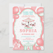 第1バースデーサーカス招待状 招待状 (正面)