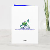 第1バースデースター名前をカスタムする カード (裏面)