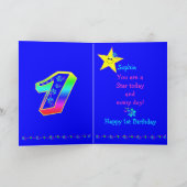 第1バースデースター名前をカスタムする カード (内部)