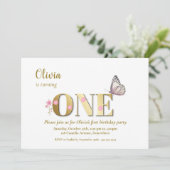 第1バースデーバタフライパーティー 招待状 (スタンド正面)