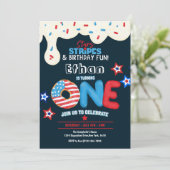 第1バースデーパーティー7月招待状4日 招待状 (スタンド正面)