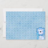 第1バースデーライオンパーティの招待状 招待状 (裏面)