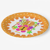 第1パーソナライズされたハッピーバースデー紙プレート ペーパープレート (アングル)