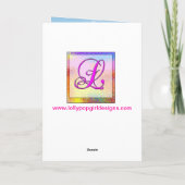 第1パーソナライズされた誕生日キリン誕生日カード カード (裏面)