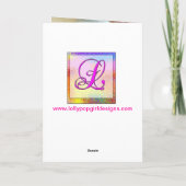 第1パーソナライズされた誕生日キリン誕生日カード カード (裏面)