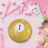 第1ビリヤード球 ペーパープレート (パーティー)