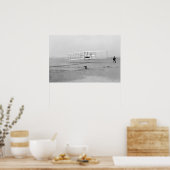 第1フライトポスター24"x16" ポスター (キッチン)