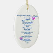 第1ベビーを期待している娘 セラミックオーナメント (右)