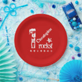 第1ベビー誕生日対角線デザイングランジ星Z01 ペーパープレート (パーティー)